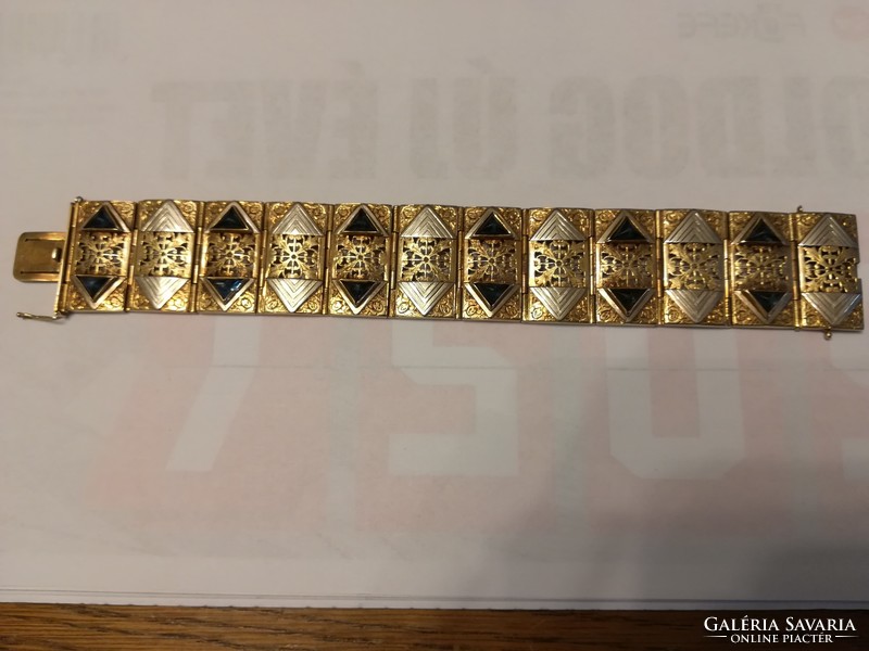 14K gold old handmade bracelet