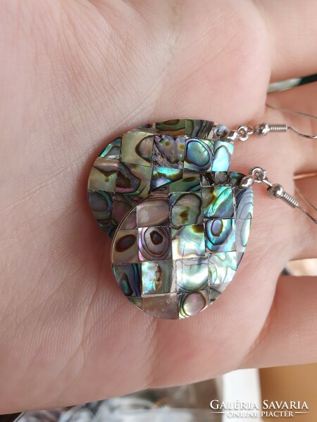 Amazingly beautiful abalone shell earrings