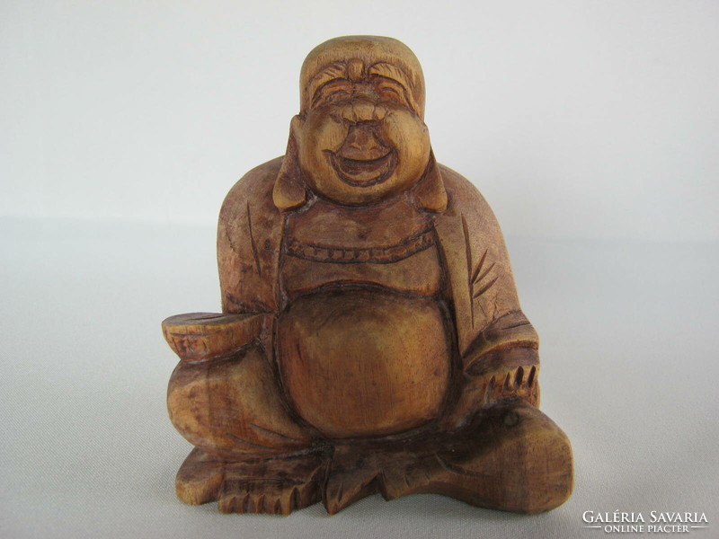 Fa Buddha szobor fafaragás