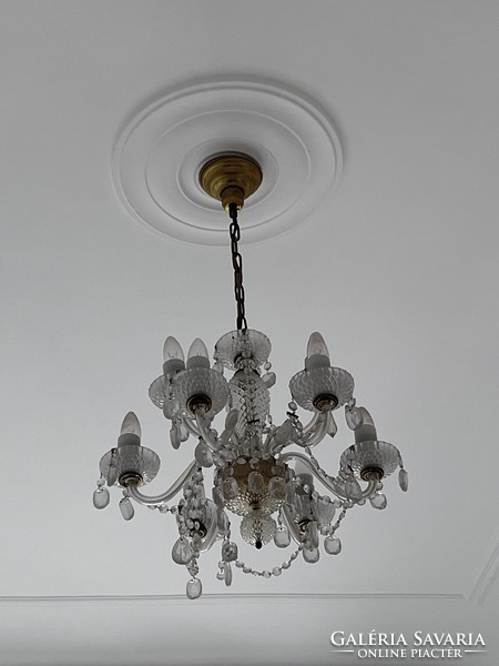 Chandelier (bohemian, crystal, glass)