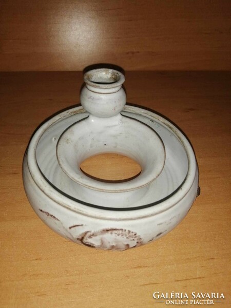 Industrial artist ceramic candle holder - dia. 13 cm (26/d)