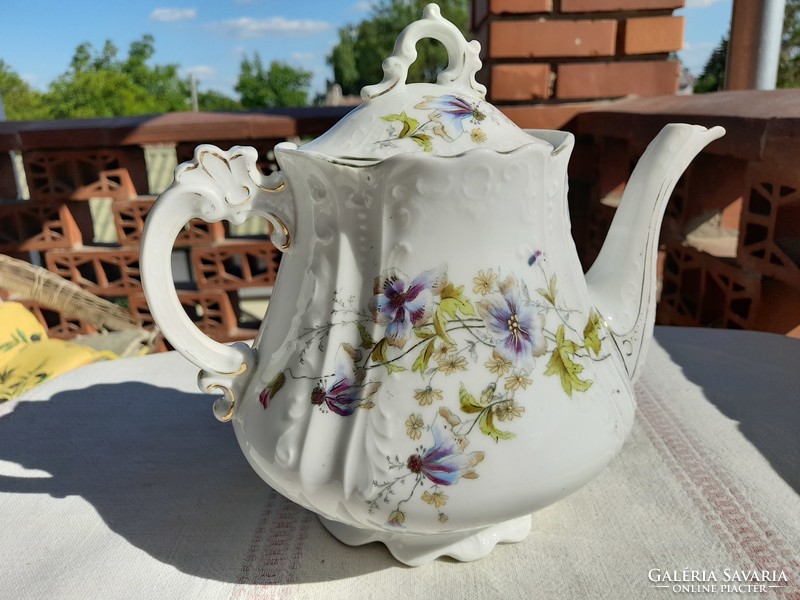 Neo Rococo historicizing porcelain teapot