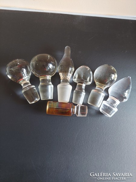 Crystal glass plugs