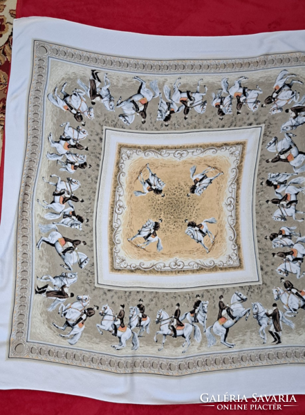 Horse tablecloth, soldier tablecloth (l3876)
