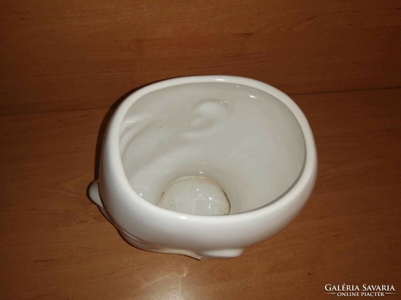 Porcelán női fejet formázó kaspó (38/d)