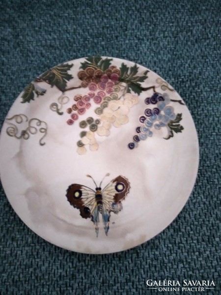 Fischer Ignácz pillangós süteményes tányér