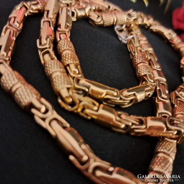 Israeli gold plated necklaces.