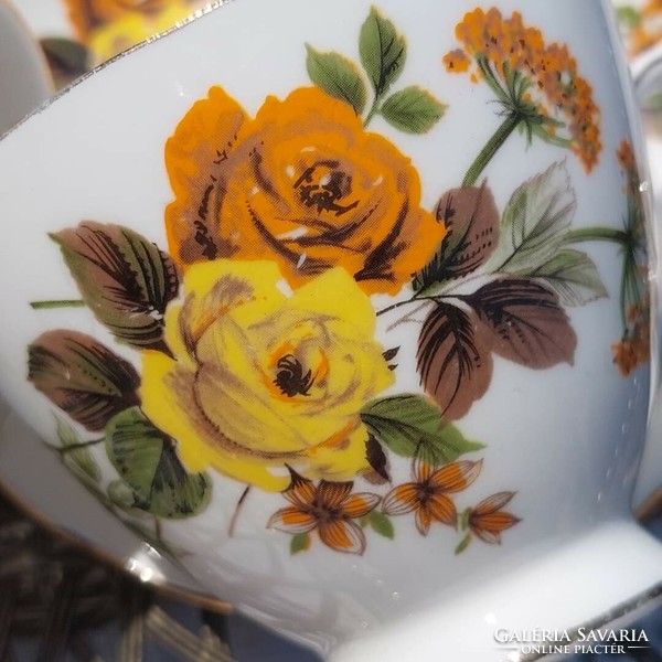 Floral English bone china breakfast sets