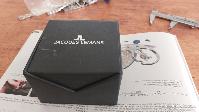 (K) jacques lemans ffi quartz watch in box
