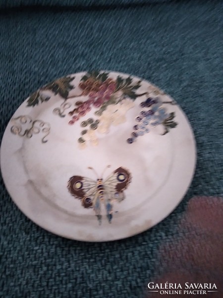 Fischer Ignácz pillangós süteményes tányér
