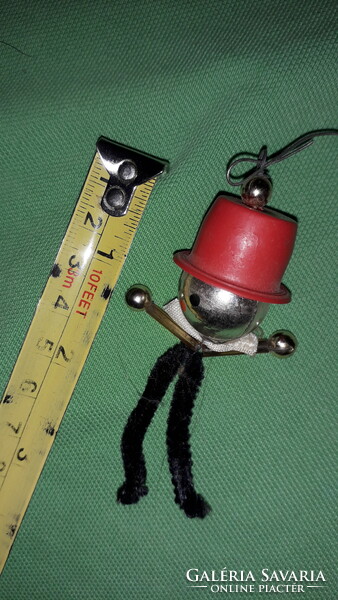 Antik kalapos drótvázas mikrobársony + gömb karácsonyfa figura a képek szerint
