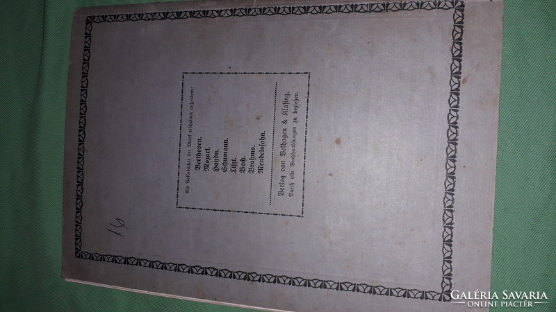 1911.Antik Richárd Wagner német nyelvű gótbetűs képes életrajzi könyv a képek szerint