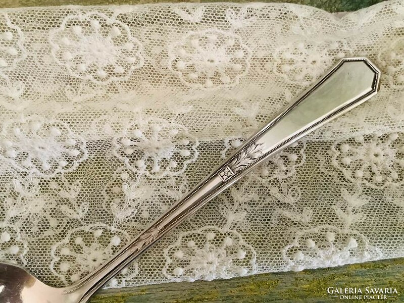 Silver-plated sauce & cream soup ladle,