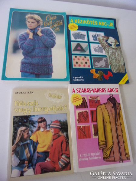 Books related to crocheting and knitting 5 pcs