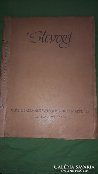 Antique max slevogt - 1868-1932. Eight color painting language album language books according to the pictures