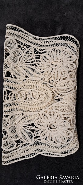 Crochet oval tablecloth (m3948)