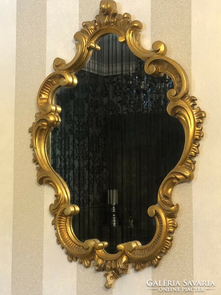 Gyönyörű barokk stílusú tükör 60x40 cm