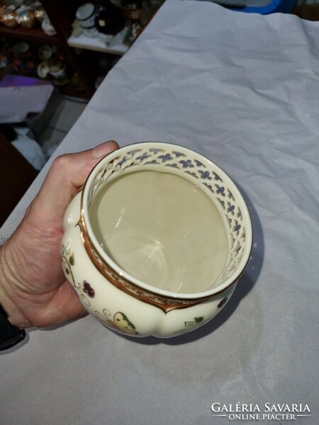 Zsolnay porcelain pot