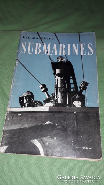 1945. His Majesty's Submarines picture military history book booklet collectors according to the pictures