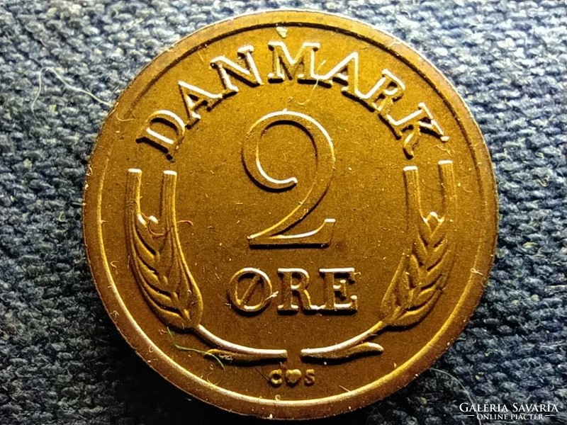 Denmark ix. Frigyes (1947-1972) 2 coins 1963 c s rare (id66636)