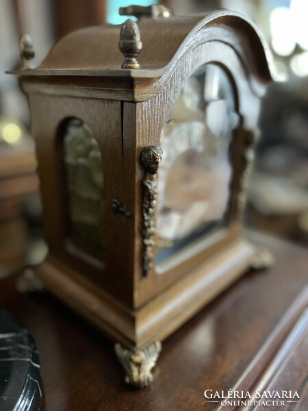 Vintage, German-made, small dresser or table clock