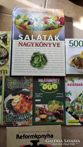 Könyvcsomag - saláták, vegetáriánus konyha (42.)