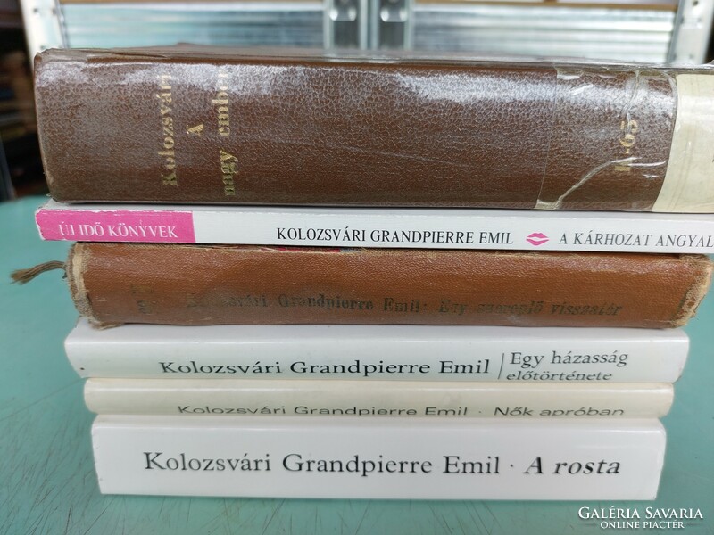 Kolozsvári Grandpierre Emil 6 könyve.3500.-Ft