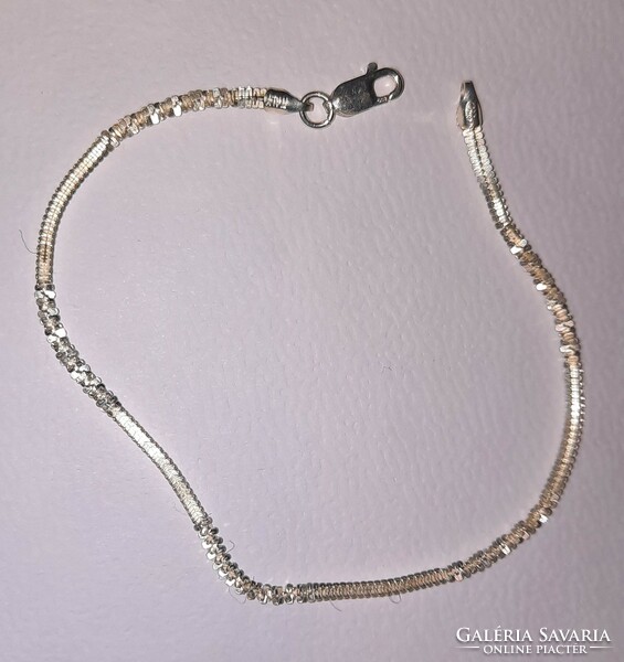 Twisted silver special women's bracelet
