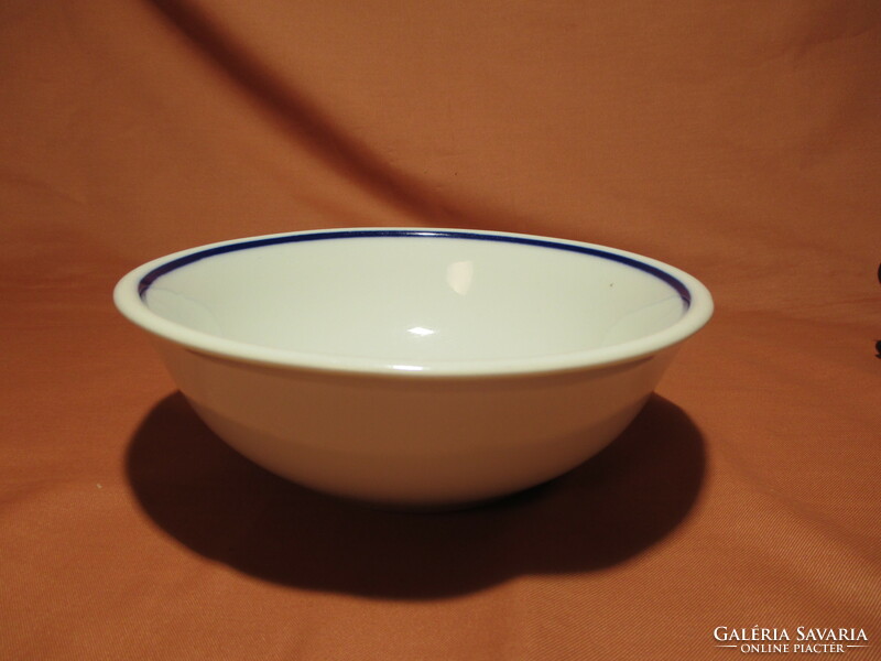 Zsolnay kék csíkos kocsonyás tányér