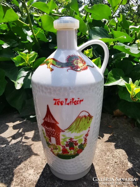 Liquor bottle with a Chinese motif