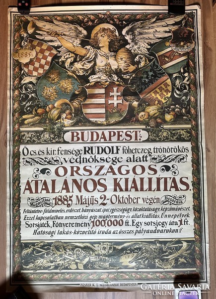 Gyula Benczur 1885 reprint poster