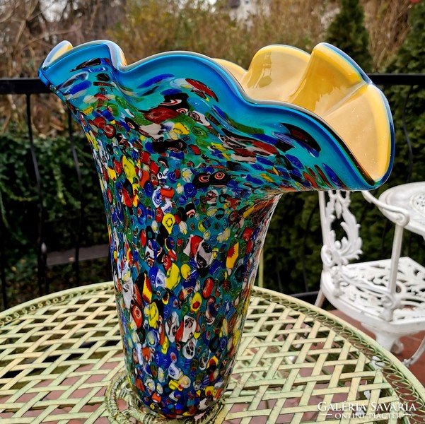 Muránói váza - monumentális üveg műtárgy