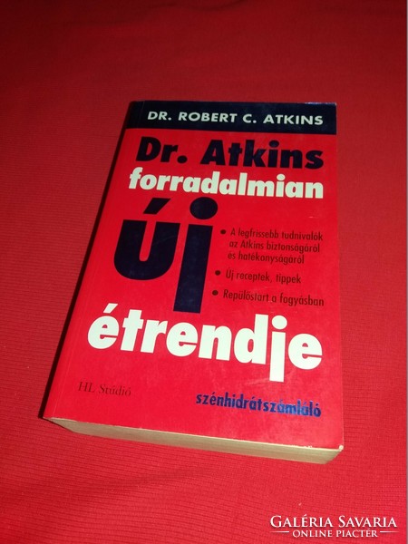 2004.Robert C. Atkins: Dr. Atkins forradalmian új étrendje könyv HL Stúdió Bt.