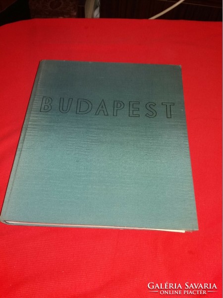 1959.Borsos - zador - sódor: architectural history of Budapest, cityscapes and monuments technical book