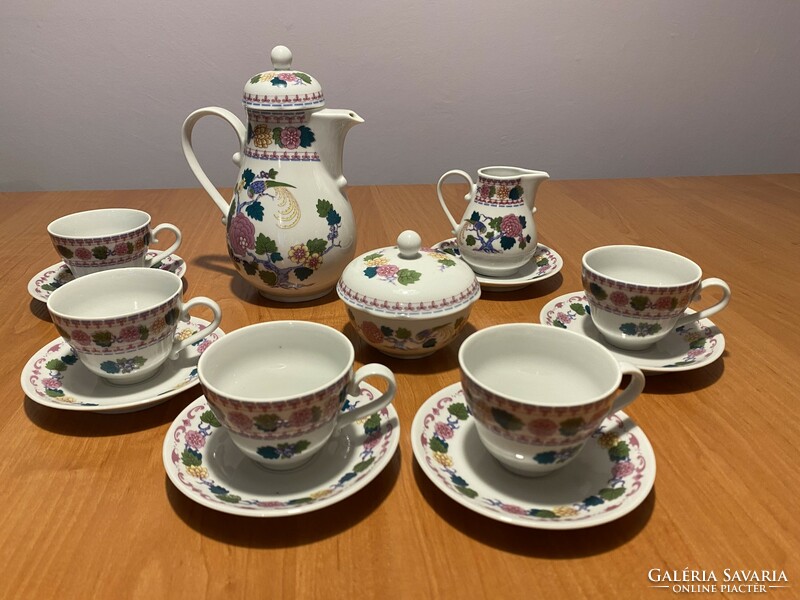 Kahla marked porcelain tea set / coffee set - East German GDR - 1970s - 14 pieces