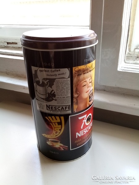 Régi Nescafés kávésdoboz