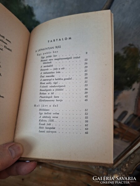 1939 első kiadás! ÁPRILY LAJOS: LÁTHATATLAN IRÁS ERDÉLYI SZÉPMIVES CÉH jubiláris --gyűjtői!!