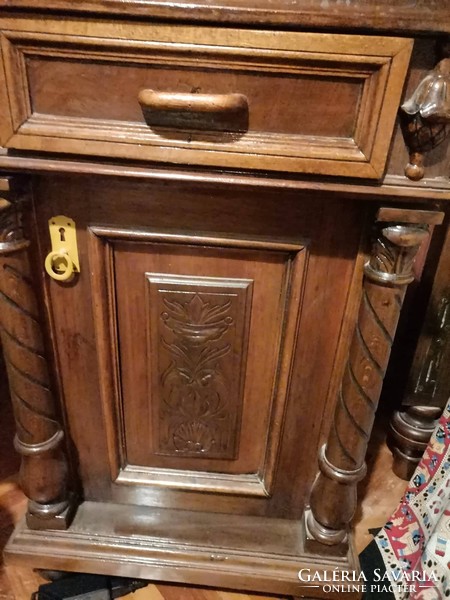 German carved pewter furniture