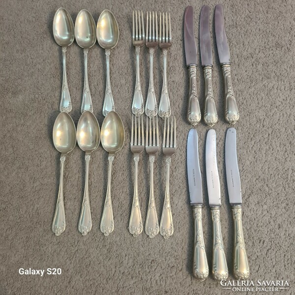 6 Personal alpaca cutlery set
