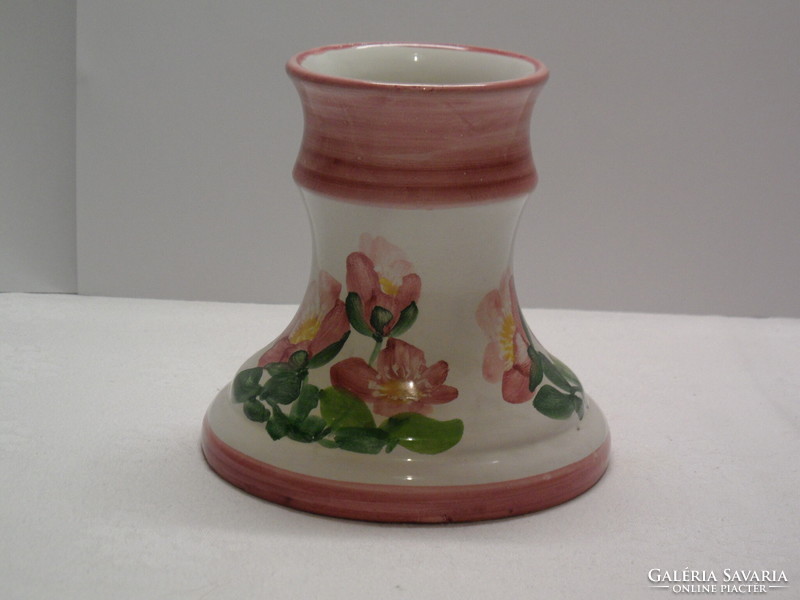 Trille floral ceramic vase, candle holder