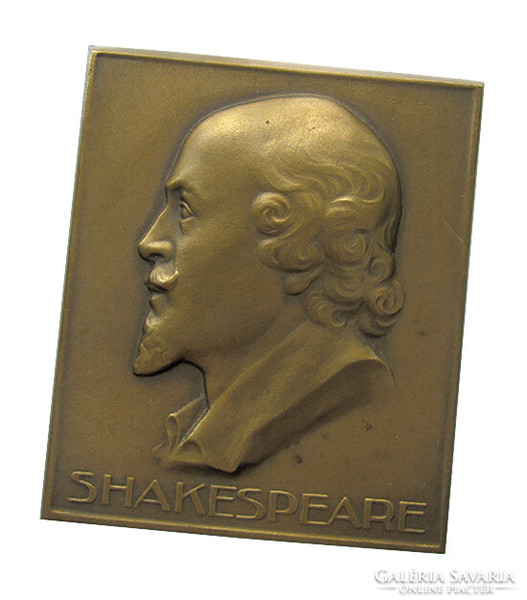 William Shakespeare plaque /~1920/
