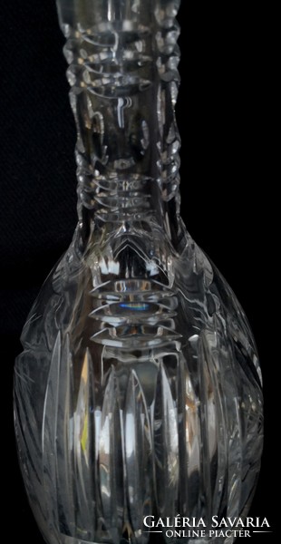 Dt/299 – incised lead crystal glass jug