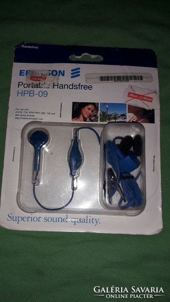 Retro bontatlan sohasem használt fülhallgató head-set ERICSON HPB -09 a képek szerint