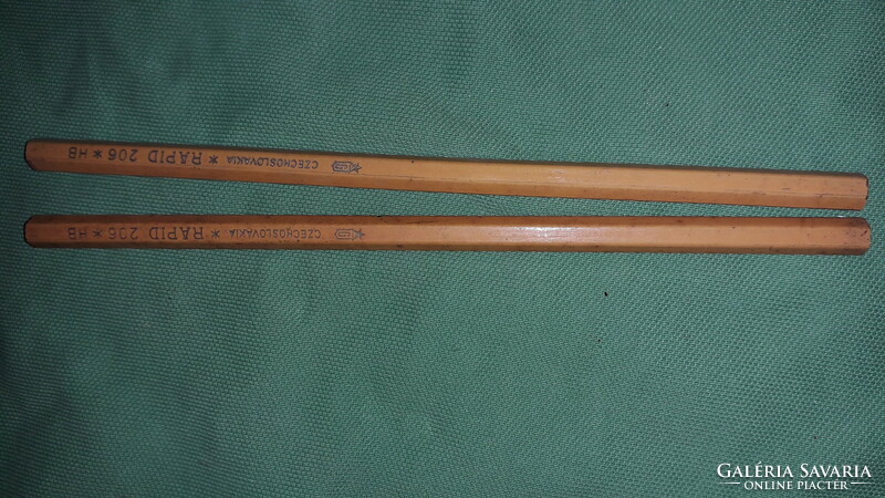 Old quality rapid Czechoslovak graphite pencil hb 2 pcs in one as shown in the pictures