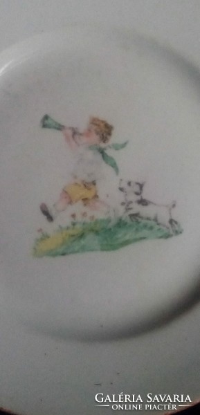 Zsolnay old fairy tale character small plate
