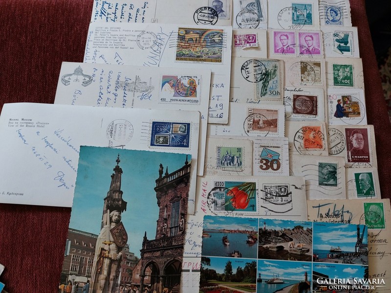 Vintage foreign postcards 44 pcs