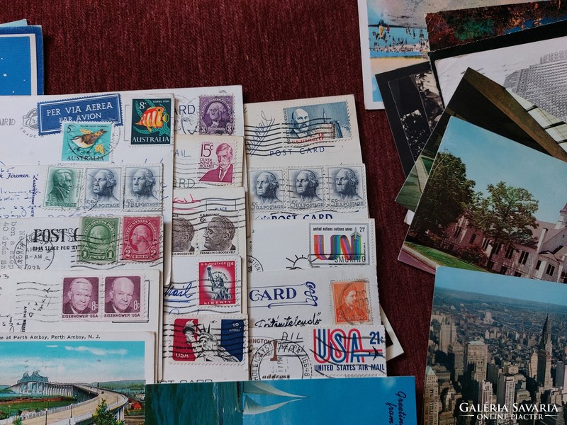 Vintage USA képeslapok 47 darab
