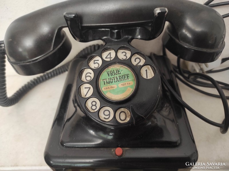 Antique telephone table dial telephone 1930s starožitný telefón 574 7499