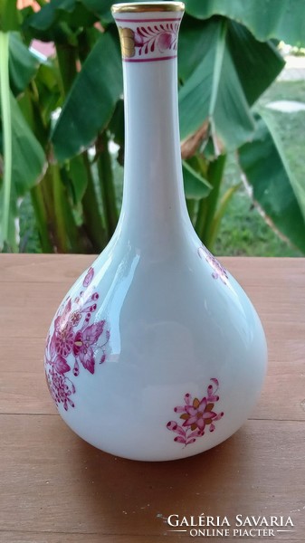 Herendi váza, indiai kosármintás 13,5 cm