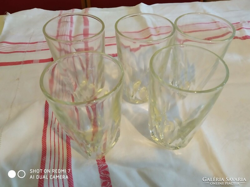 Water, soda glasses - 5 pieces